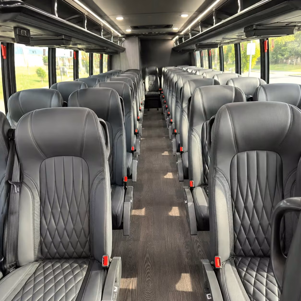 30 passenger minibus inside