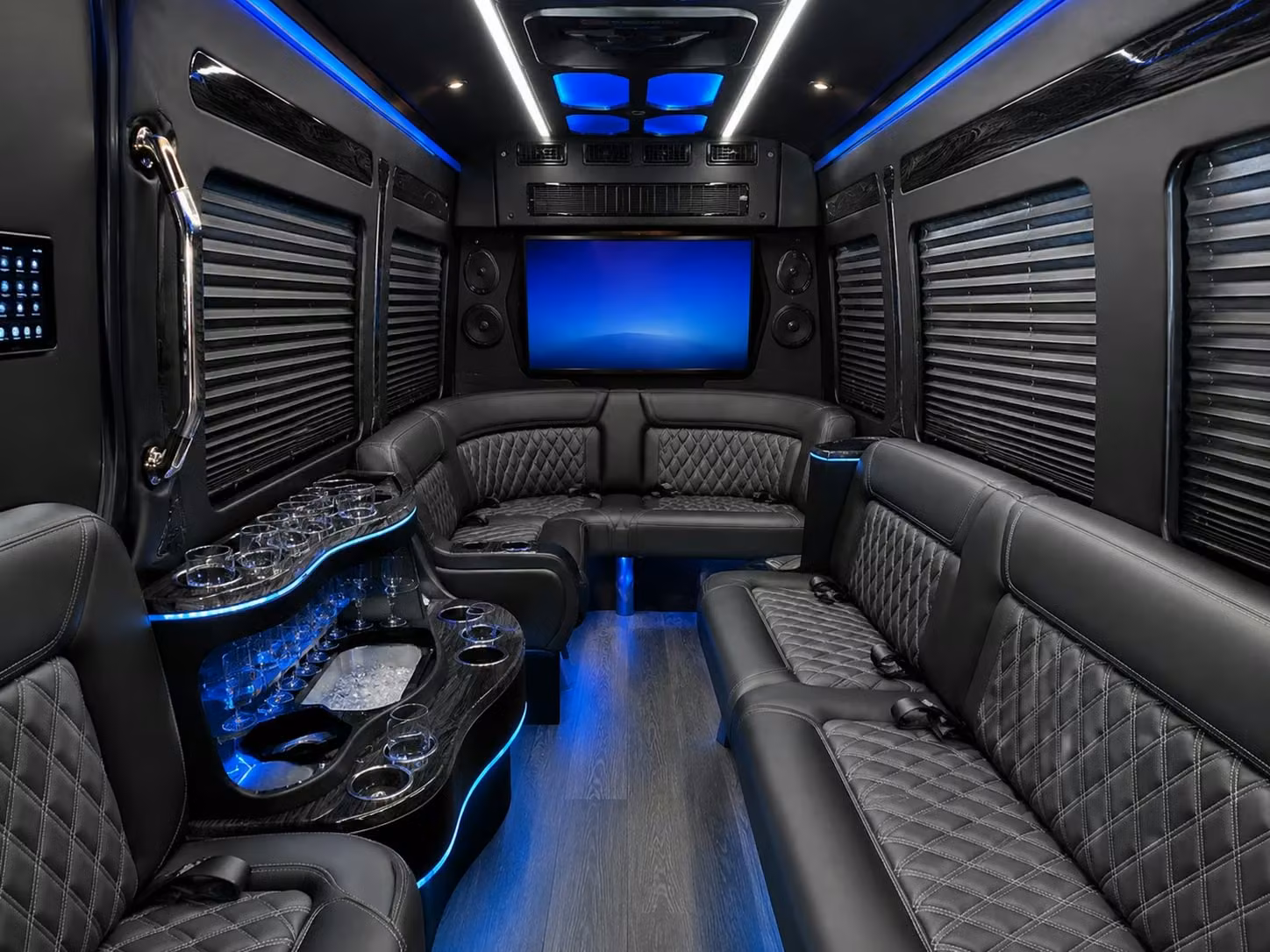 through a network of bus companies compare wedding transportation options for casino and riverside venues in council bluffs